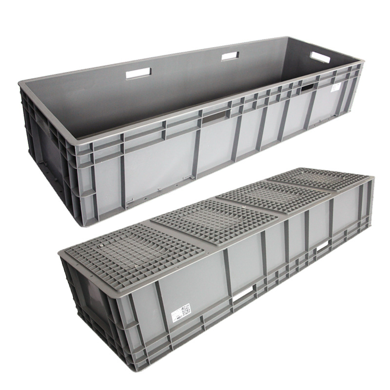 Zhiguang factory direct European standard EU logistics box plastic turnover box PP auto parts box can be stacked plastic turnover box