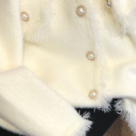 2023 Spring and Autumn New faux mink velvet knitted sweater women's elegant gentle style top tassel cardigan coat
