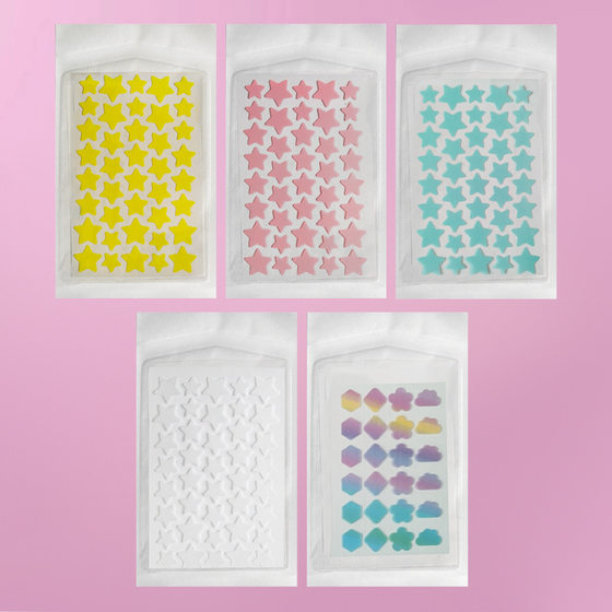 In stock quick hair PE color acne stickers cross-border with bags 28 PCs 40 PCs cartoon manufacturers Amazon AliExpress wholesale