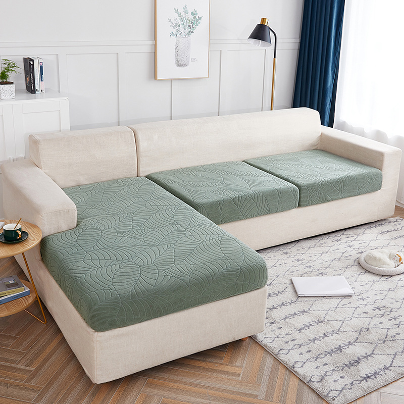 Cross-border new waterproof elastic sofa hat three-dimensional relief jacquard lazy sofa cushion cover multi-person combination