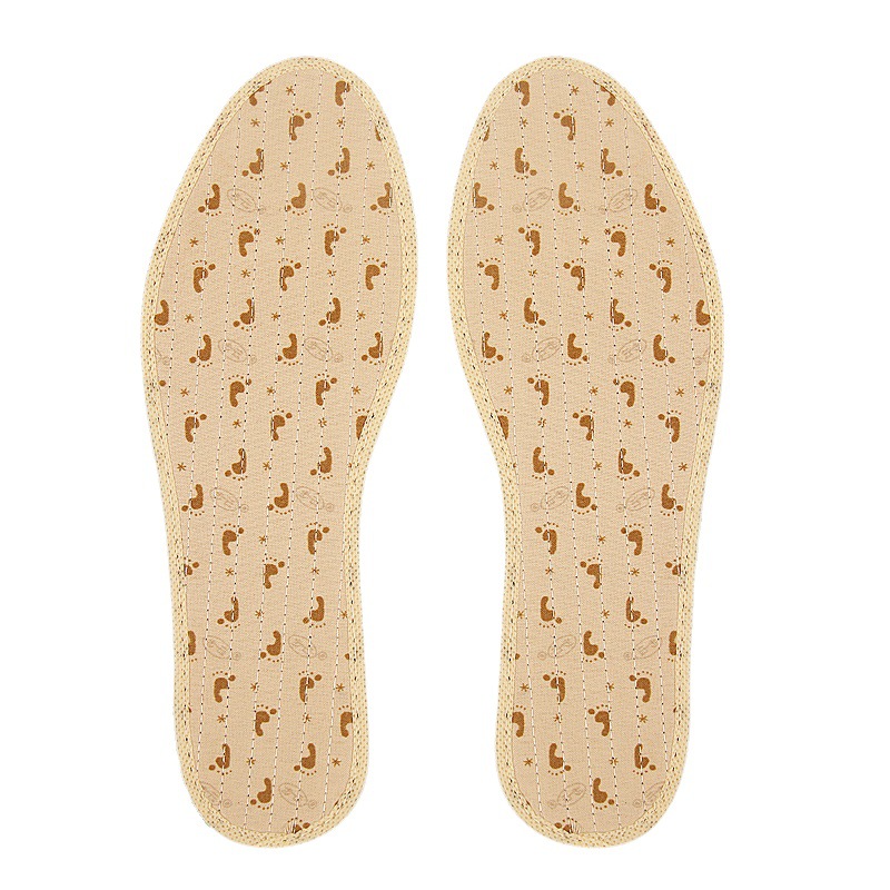 Buyun 1301 medicinal deodorant insole fragrant insole men's and women's cotton sweat-absorbent breathable fabric insole for all seasons