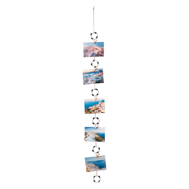 Small Fish String Starfish Life Buoy String Creative Message Notes Photo Clip Wish Card Photo Clip Postcard Clip into a String