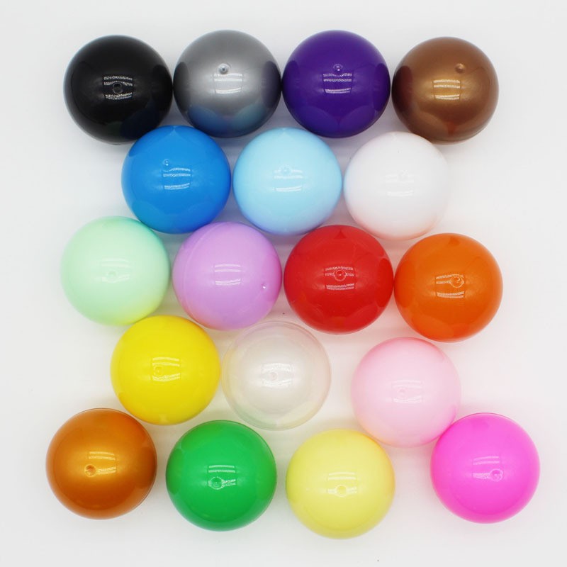 Macaron Color Round 32 45 50 65 75 100 120mm Large Plastic Balls Children's Toy Gashapon Shell Toy Ball