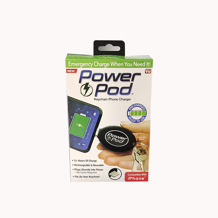 Amazon mobile phone emergency mobile power pod creative mobile phone portable key chain charging treasure