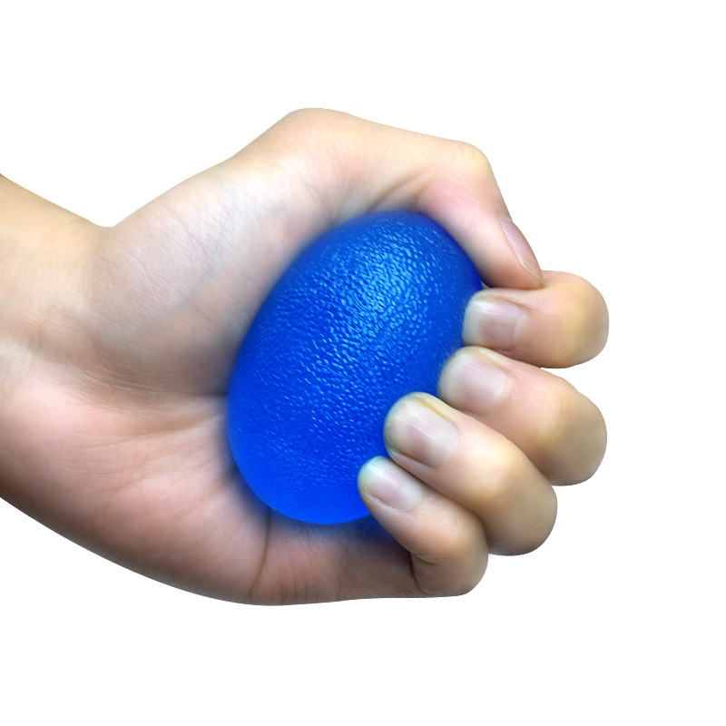 Factory direct sales rehabilitation training grip ball men's and women's silicone finger exercise grip equipment hand strength play hand grip ball