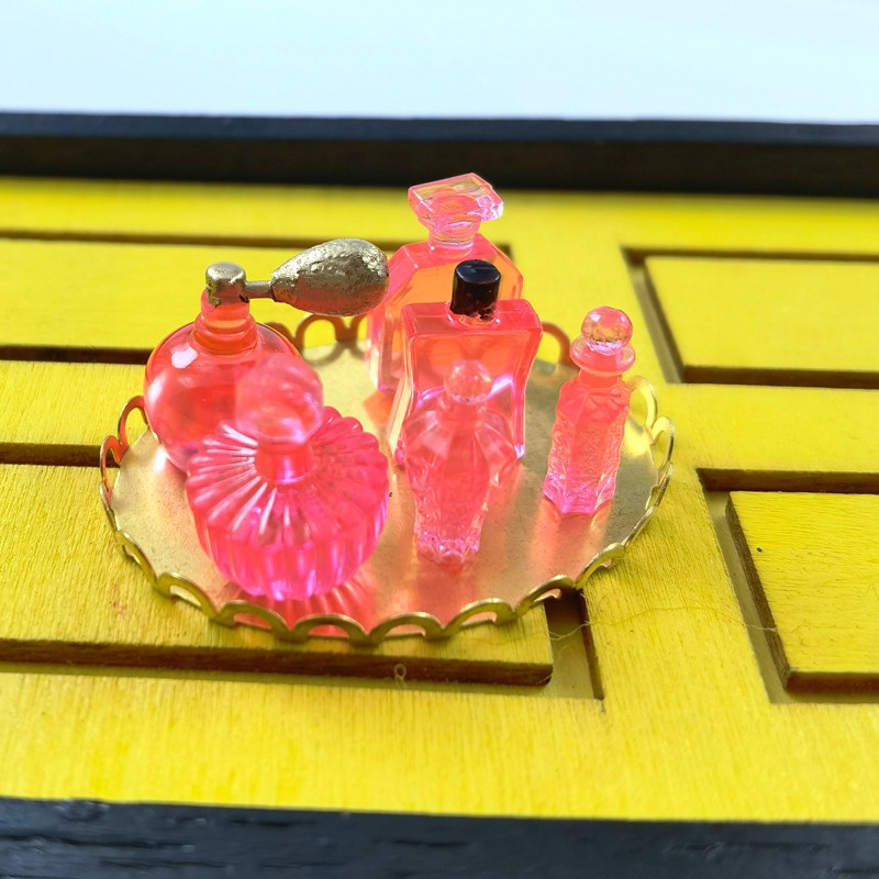 DOLLHOUSE small cloth doll house accessories diy scene model mini simulation perfume toy resin small ornaments