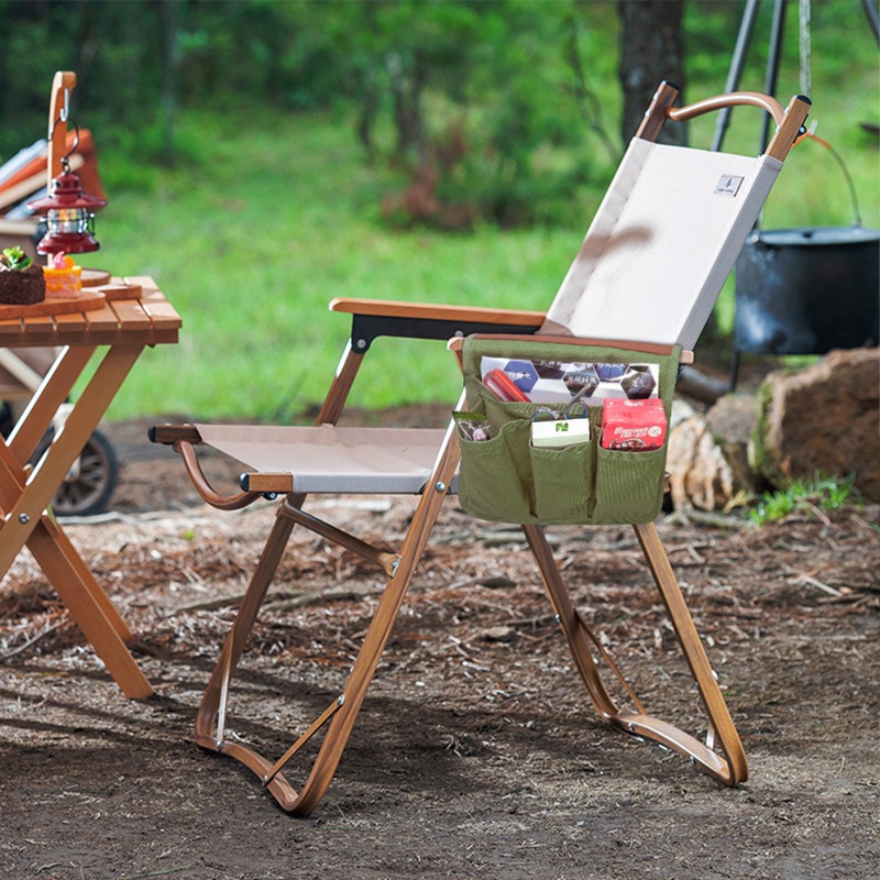 Kermit Chair Armrest Hanging Bag Outdoor Camping Chair Side Multifunctional Storage Bag Storage Bag Camping Supplies