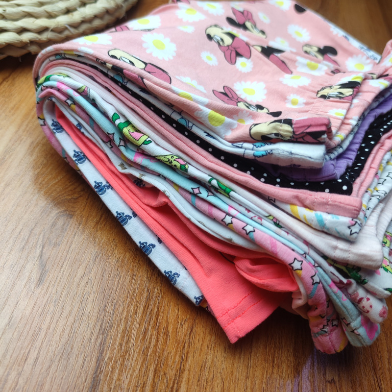 Children's Trousers Spring and Autumn Children's Pants Girls' Leggings Autumn 2022 New Cotton Cartoon Printed Baby Leggings