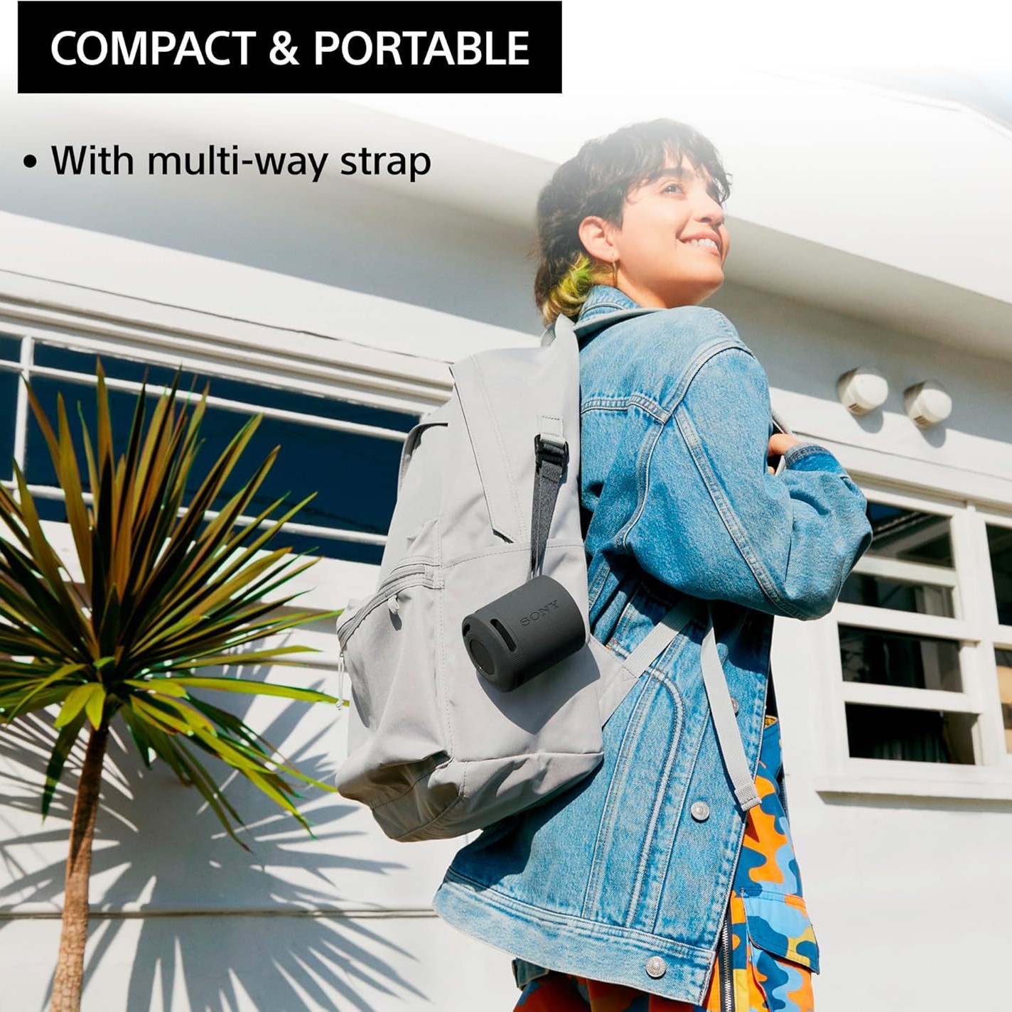 Cross-border new cable SRS-XB100 portable subwoofer outdoor mini bluetooth speaker portable bluetooth speaker