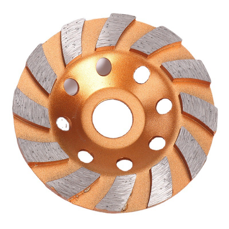 Factory 100 bevel gear middle pitch diamond grinding wheel metal grinding sheet concrete grinding disc floor grinding sheet