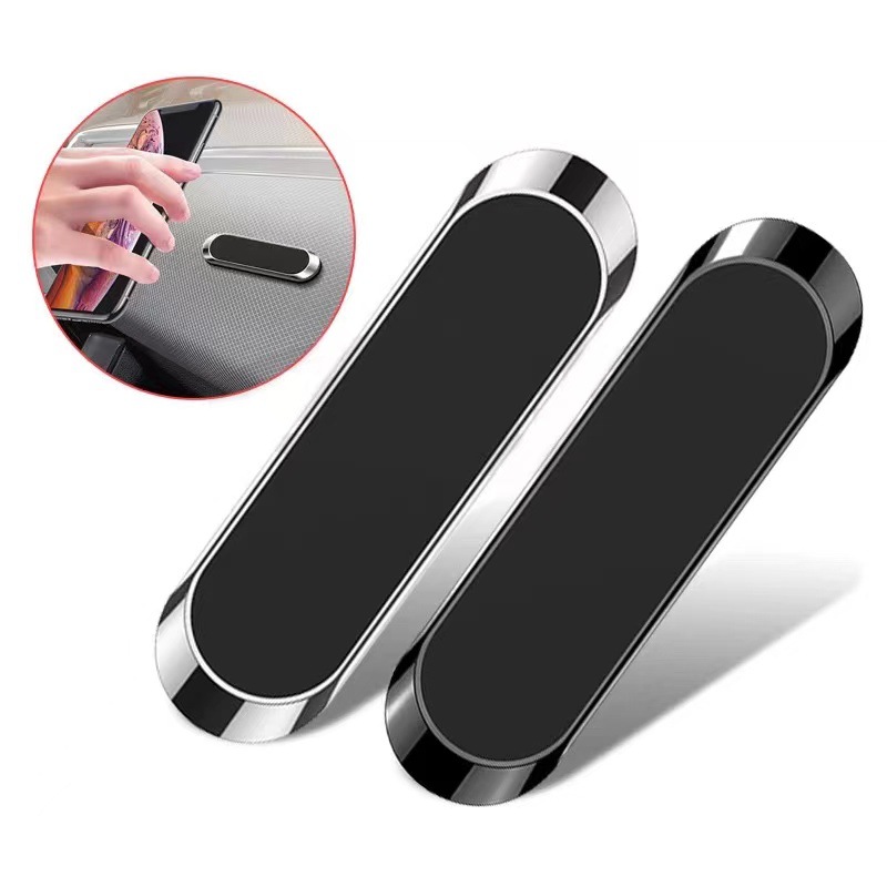 Car new mobile phone bracket magnetic navigation multi-function lazy anti-slip paste metal cross-border car universal bracket