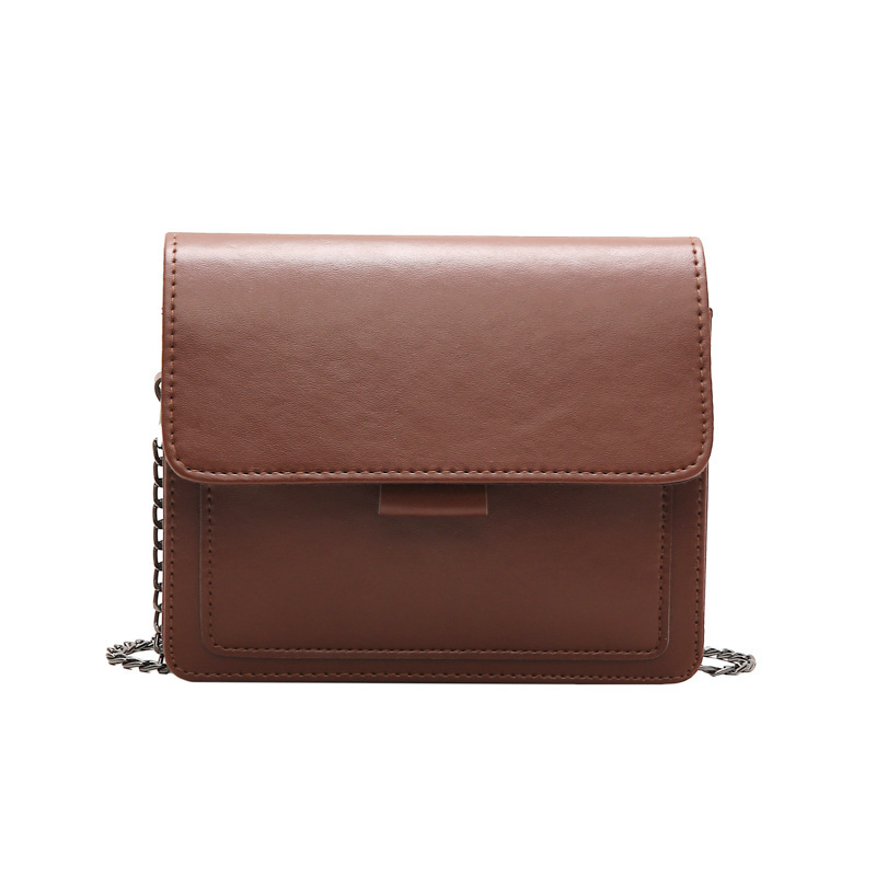 New Small Bag Women's 2023 Spring New Trendy ins All-match Wide Shoulder Strap Small Square Bag Retro Shoulder Crossbody Bag
