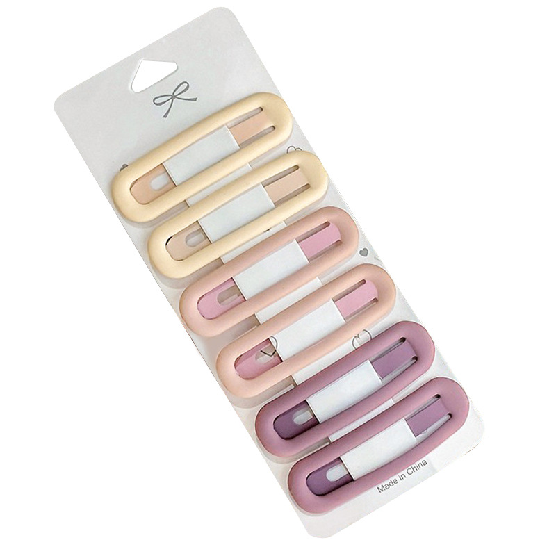 New Morandi Color Series BB Clip Practical All-match Bangs Clip Women's Hairpin Girl's Heartbreak Hair Clip Hairpin Hair Accessories