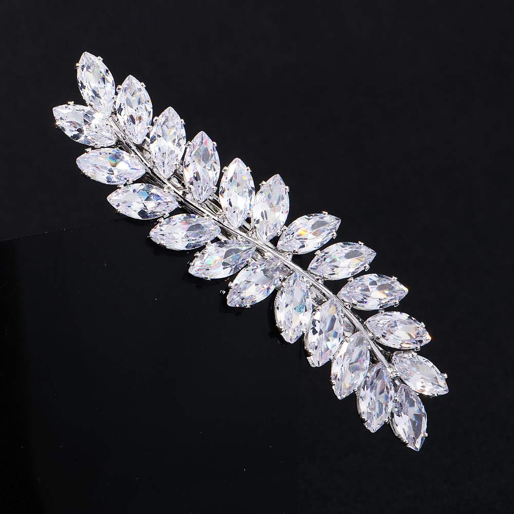 South Korea hair retro spring clip ball head top clip hair accessories half head hair clip rhinestone zircon hair clip
