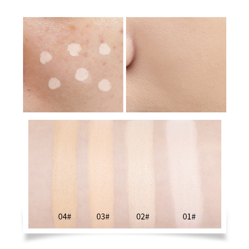 Cross-border DEROL concealer pen to cover acne spots dark circles hydrating moisturizing Foundation nude makeup concealer