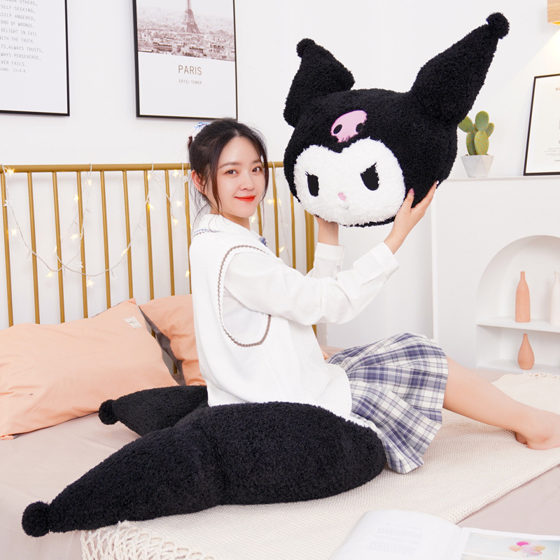 Wholesale Cartoon Cute Little Devil Kurome Doll Plush Toy Pillow Girls Sleeping Bedside Cushion