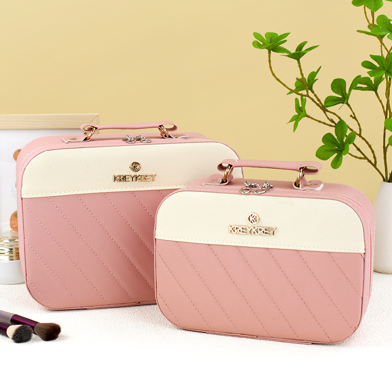 Lightweight Cosmetic Case Ins Style Cosmetic Bag Portable Portable Large Capacity Storage Bag Men's and Women's Cosmetic Cosmetic Case