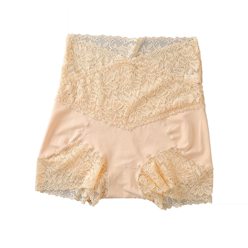High Waist Safety Pants Women's No-Wearing Underwear Large Size Waisted Leggings Cotton Anti-Lace Outer Wearable Shorts