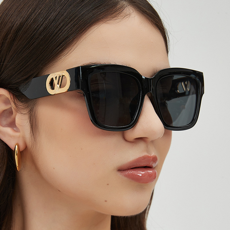 Generous frame 5430 fashionable European and American exaggerated sunglasses niche high-grade UV-proof sunglasses