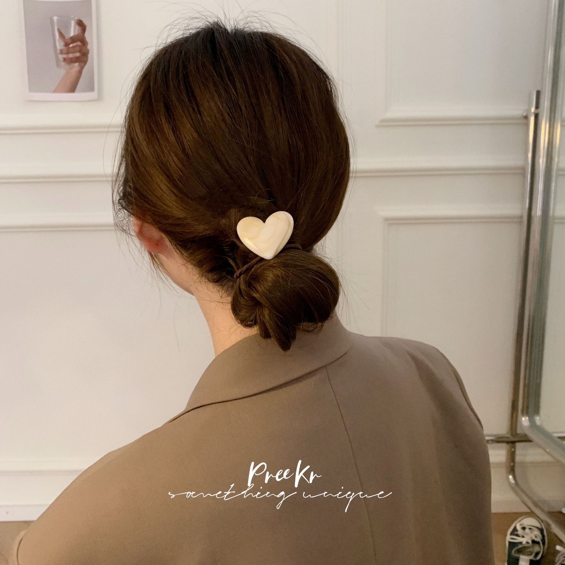 Coreano inchiostro marmo amore acido acetico minimalista vento freddo corda per capelli corda per capelli 2021 autunno e inverno Nuovo elastico_voghion.com