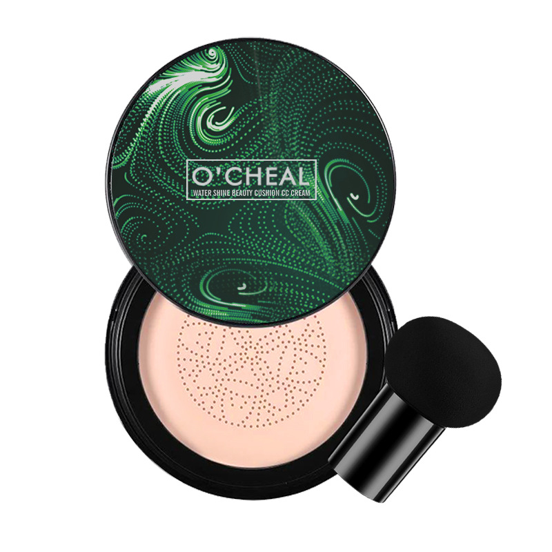 Ouqianya Shuiguang Beauty Air Cushion CC Cream Moisturizing Concealer Brightening Waterproof No Makeup Removal Air Cushion bb Cream Color Makeup Cross Border