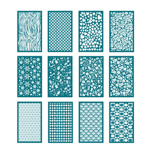 Clay printing and jewelry decoration Silk Screen Stencils polymer clay Screen printing template