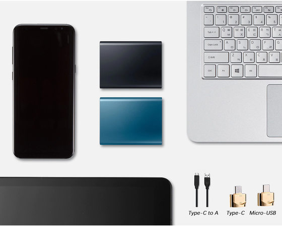 Mini Mobile Solid State Drive SSD 4TB 2TB 1T Cross-border Foreign Trade Expansion Hard Drive Cross-border Direct Supply T5S