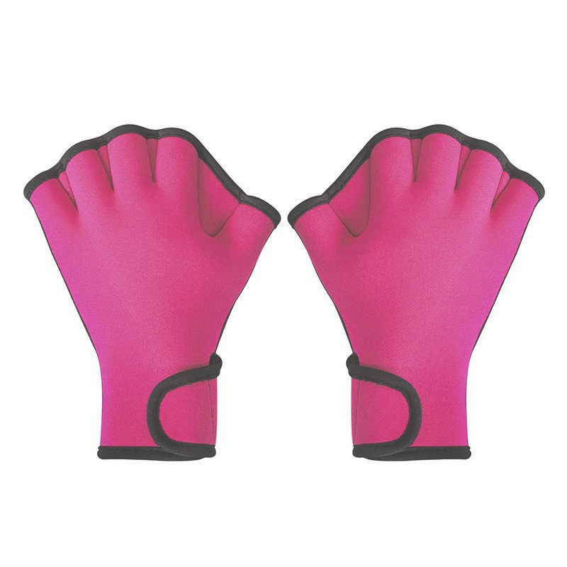 Factory wholesale Amazon hot diving material webbed rubber swimming gloves swimming training duck palm paddling