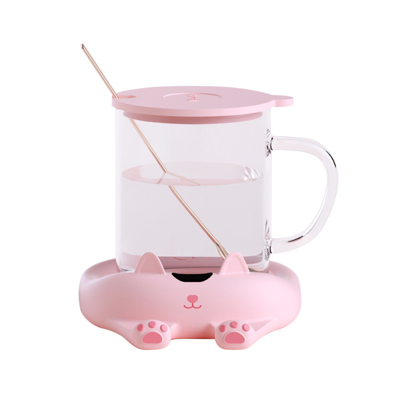 Creative Gift 55 degrees constant temperature heating coaster household smart warm coaster suit base coffee insulation warm Cup