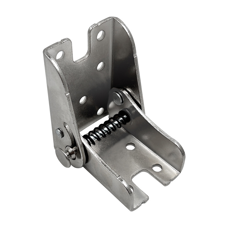 Table leg leg folding bracket connector desk 90 degrees self-locking folding table leg hinge hinge table leg hardware accessories