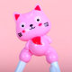 Pink cat chopsticks (opp bag)