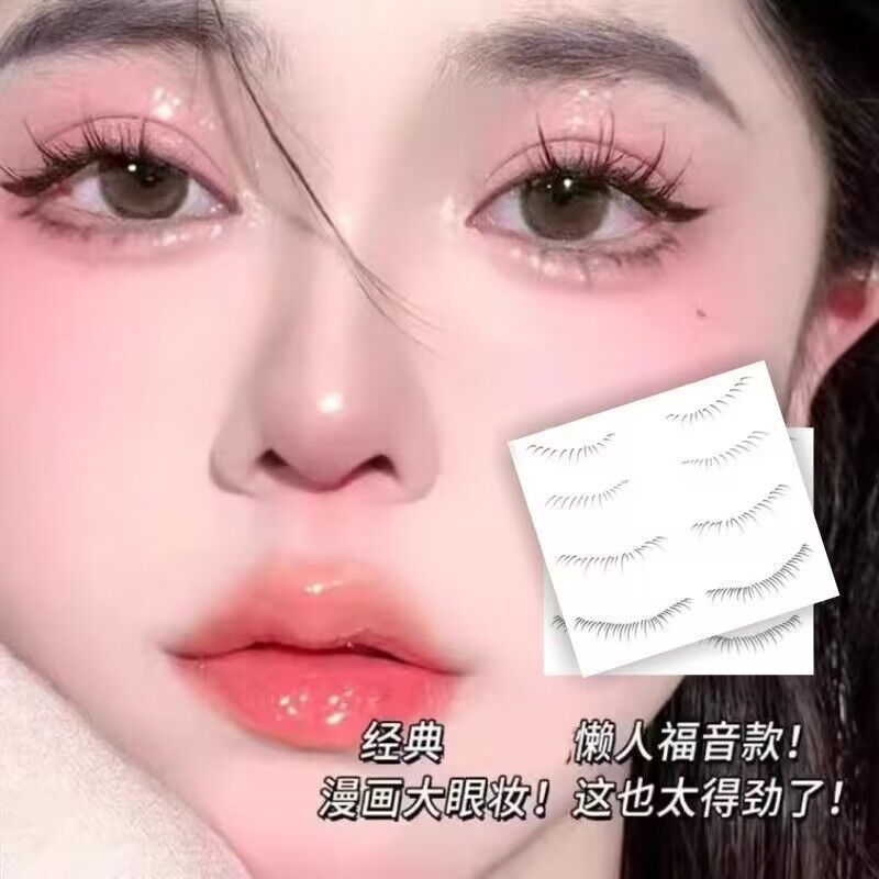 False eyelash tattoo water transfer creative simulation eyebrow tattoo stickers for pictures and samples custom water transfer printing