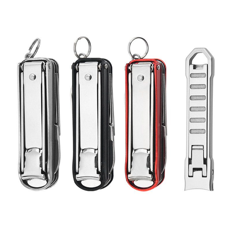 Factory wholesale folding nail clippers portable nail clippers stainless steel nail clippers mini multi-function nail clippers