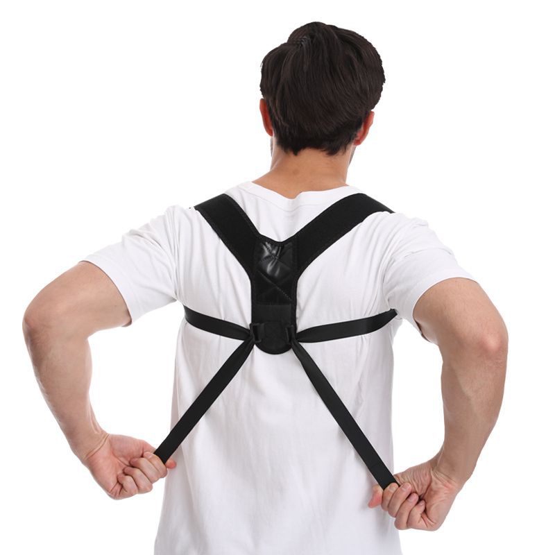 Back Stretch New posture correction belt humpback open shoulder straight back breathable Invisible Children adult correction posture correction back
