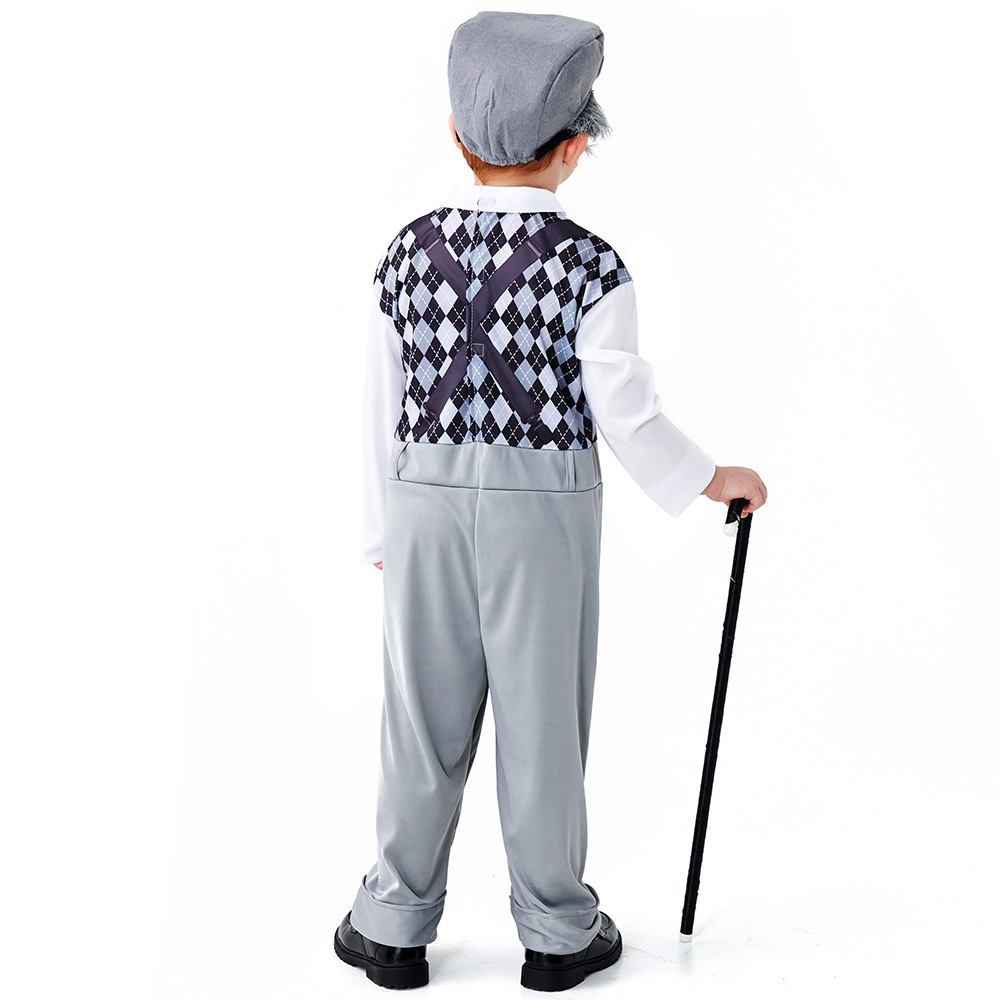 Centenarians Role Playing Halloween Costumes Stage Play Costumes Grandpa Cos Coats Amazon Supply