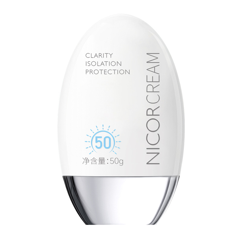 Popular sunscreen 50ml cream Nicor protective cream high-power isolation drying female military training genuine goods wholesale delivery