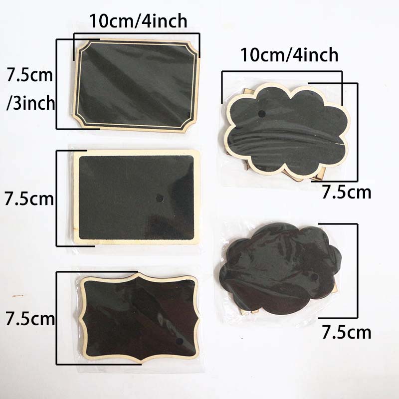 Wooden Crafts Creative Small Blackboard Coffee Ornaments Restaurant Display Board Message Board Home Drawing Board Writing Board