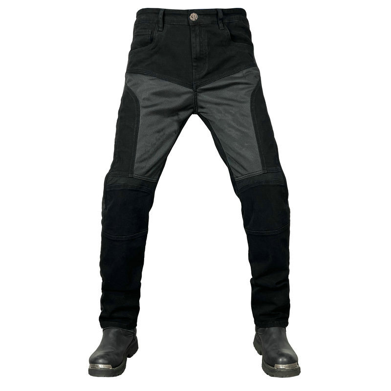Wholesale motorcycle jeans men's summer mesh breathable motorcycle pants up and down adjustable knee pads drop-resistant racing pants