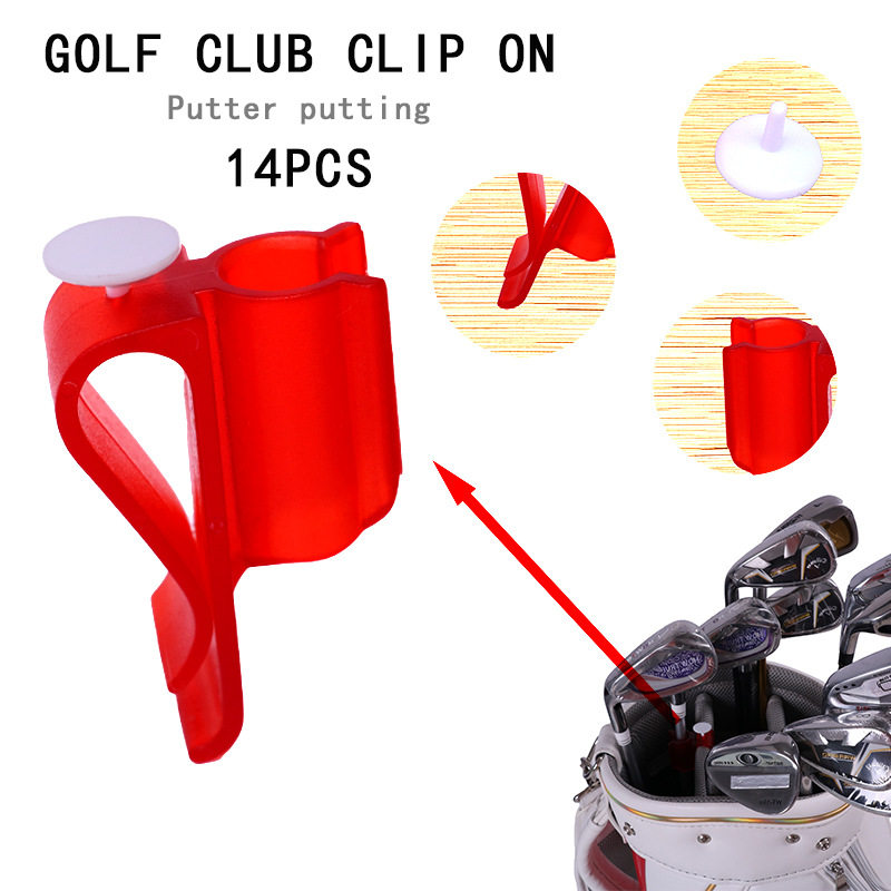 Source manufacturers hot sale golf putter clip red black golf clip golf club clip