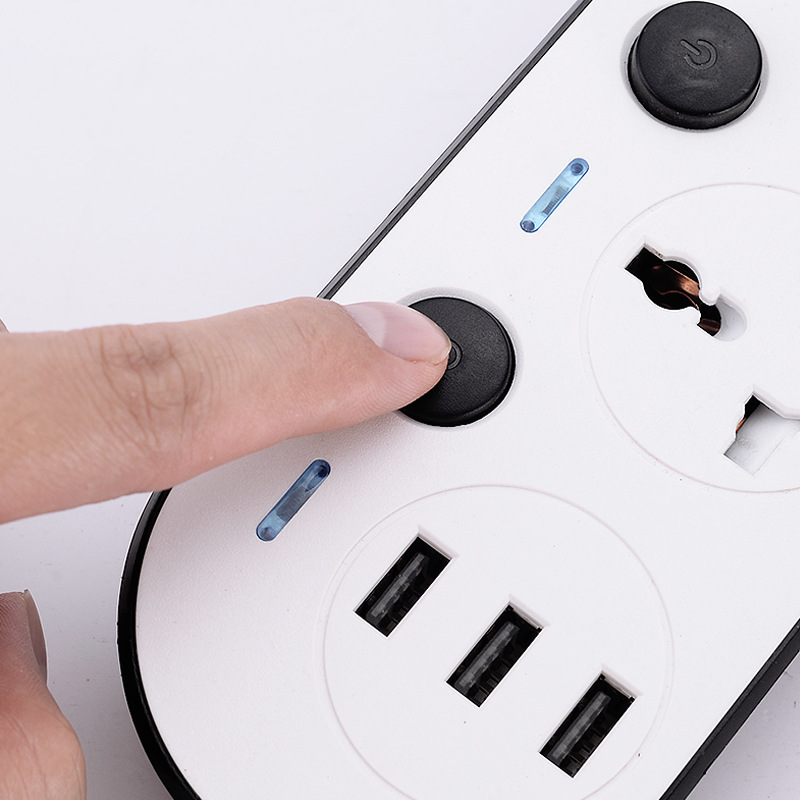 Cross-border exclusive multi-switch foreign trade European standard American standard British standard USB socket household plug board multi-port fast charging