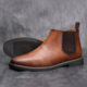 Men's Chelsea Boots British Men's Shoes Color-polished Fashion Retro Cross-border Men's Large Size Short Boots Ankle Boots