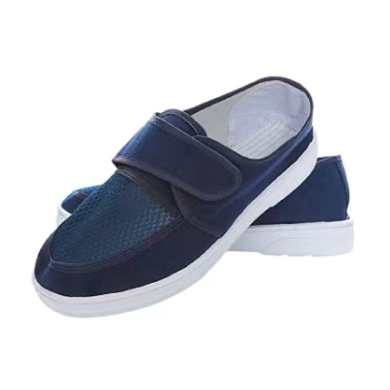 Anti-static shoes four-eye hole towel factory clean slippers dust-free canvas for men and women work dust-free shoes small white shoes