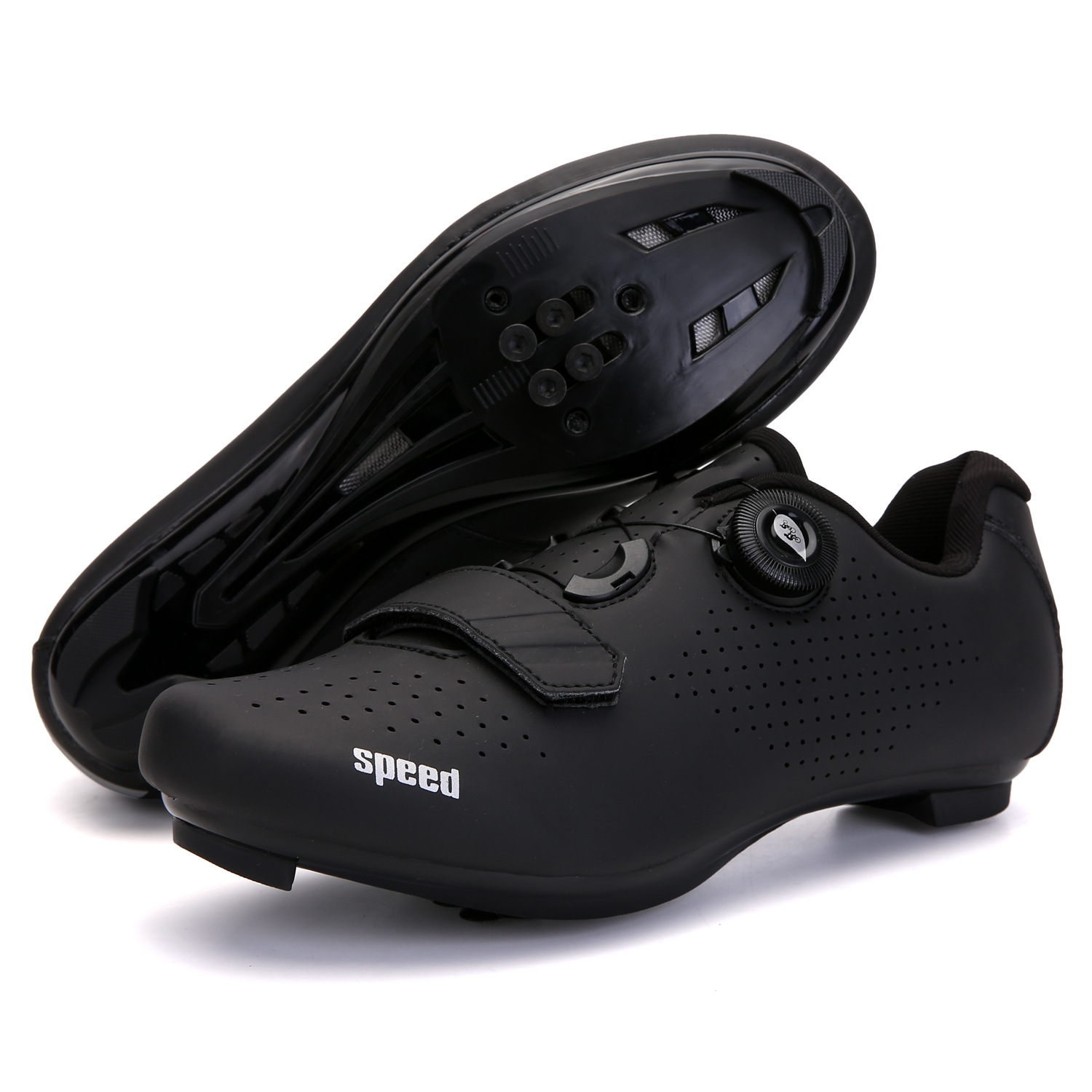 Cross-Border professional road bike cycling shoes for men and women mountain bike lock shoes bicycle shoes outdoor booster hard-soled bicycle shoes