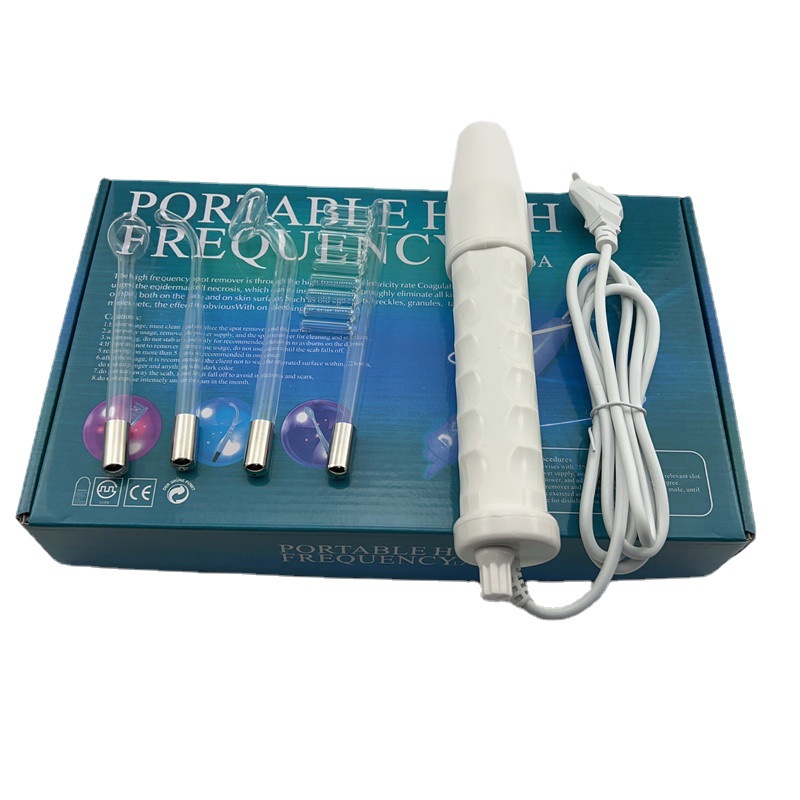 High-frequency high-frequency electrotherapy instrument electrotherapy comb portable acne instrument ozone electrotherapy stick beauty instrument cross-border