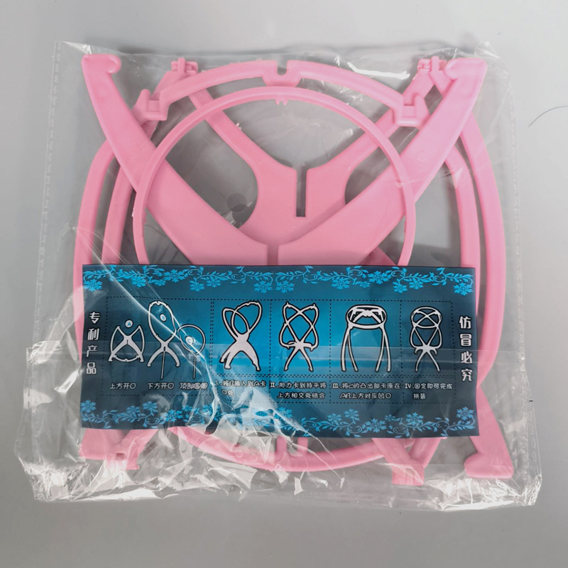 Wig holder folding style space-saving convenient to carry wig preservation factory wholesale a generation of hair