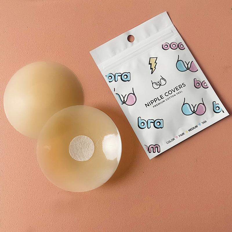 Cross-border explosions solid Silicone breast patch Silicone nipple breathable invisible areola patch anti-bump chest patch