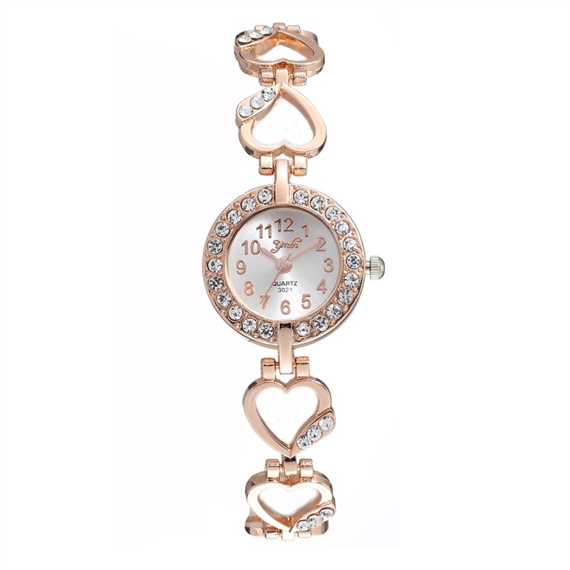 Cross-border New Women's Personality Trend Alloy Bracelet Set Fashion Trend Temperament Diamond Quartz Women's Watch