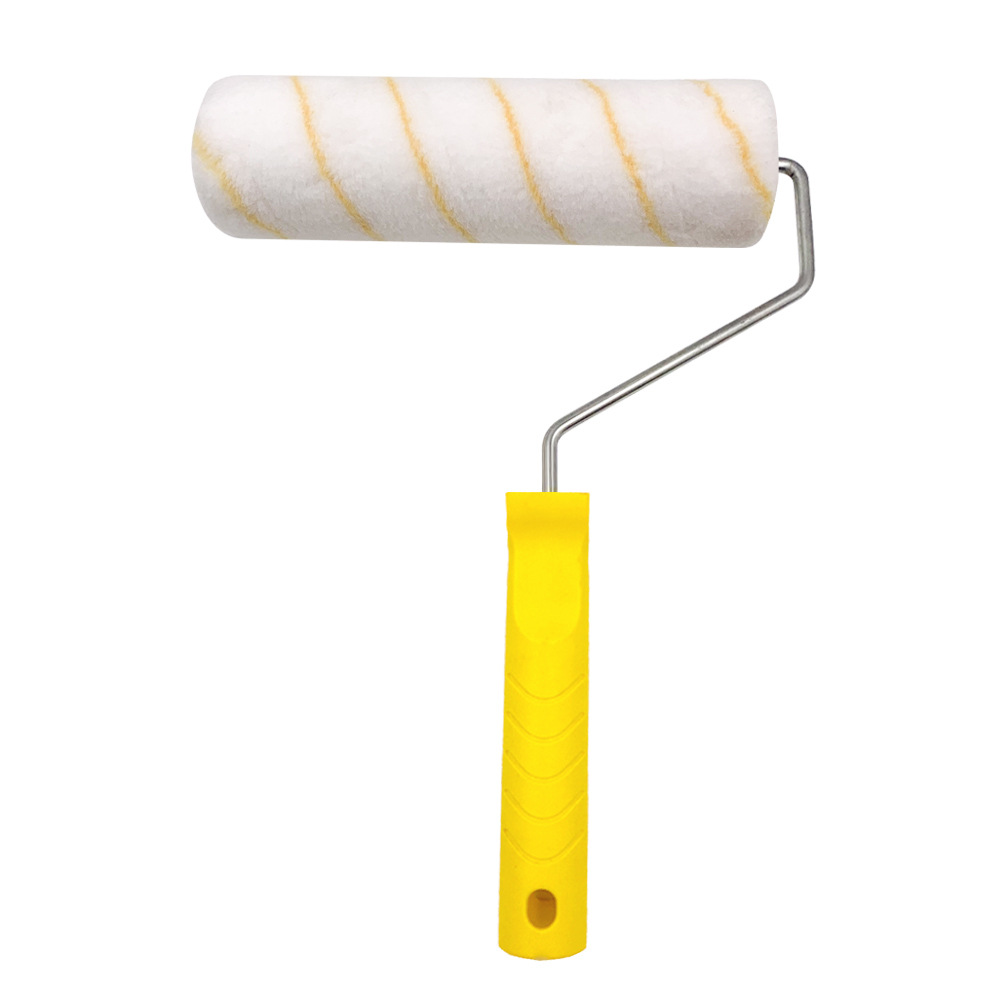No dead angle microfiber wool factory direct wholesale 6 inch 9 inch latex paint wall tools polyester paint roller brush