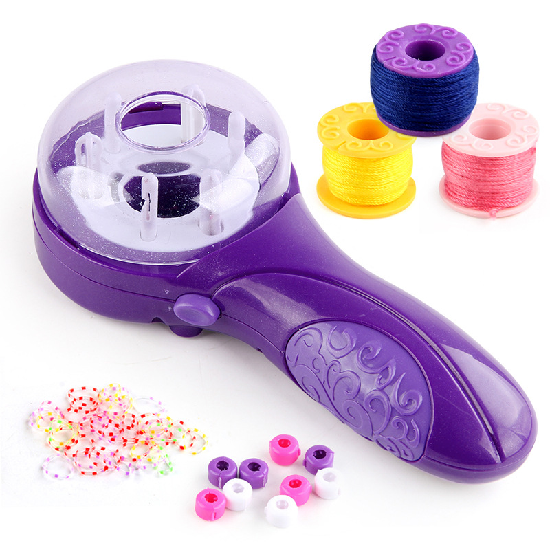 Amazon new girls' magic electric hair braiding device Play House hair braids DIY makeup toys