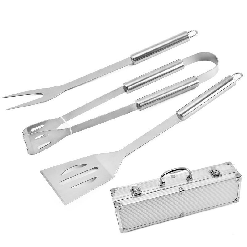 В наличии LFGB барбекю BRANDING буква BRANDING BBQ BRANDING IRON инструменты для барбекю набор из 3 предметов алюминиевый корпус